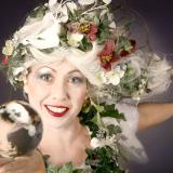 Sorcha's Enchanted Winter - Contact juggler to enhance any Christmas or Winter festival Walkabout entertainer