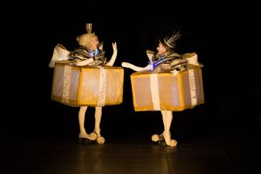 Illuminated Roller Skating Presents - Walkabout Roller Skaters Entertainers