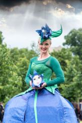 Blue Belles - Flower Stilt Walkers - Walkabout Entertainers