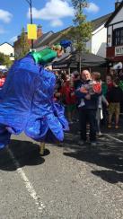 Blue Belles - Flower Stilt Walkers - Walkabout Entertainers