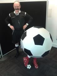 Maynard Flipflap - Man in a Football walkabout entertainer