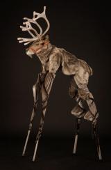 Pyromantic Reindeer - Stilt Walking Gift Givers - Walkabout Entertainers