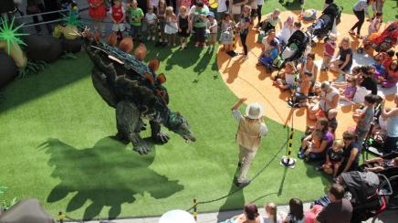 Tiny the Dinosaur - Interactive Walkabout Dinosaur - Walkabout Entertainer