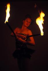 Divine Fire - Fire Dancers and Fire Ballet - Cabaret wand walkabout entertainers