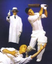 Cricketers Electric Cabaret - Human statues - Living Statues - Entertainers