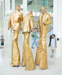 Elementals Stilts Walkers Electric Cabaret - Human statues - Living Statues - Entertainers