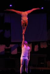 Nathan and Isis Circus Acrobats Cabaret entertainers
