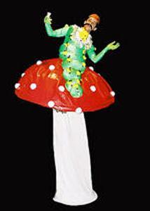 Curious Alice - Alice in Wonderland on Stilts - Walkabout