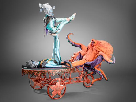 Rum BaBa's Octopus Ocean - Aquatic Acrobatics - Walkabout Circus Street Show