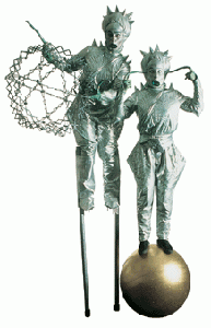 Rum Baba'a Sci-Fi Aliens - Stilt walking, Globe Walking Aliens - Entertainers